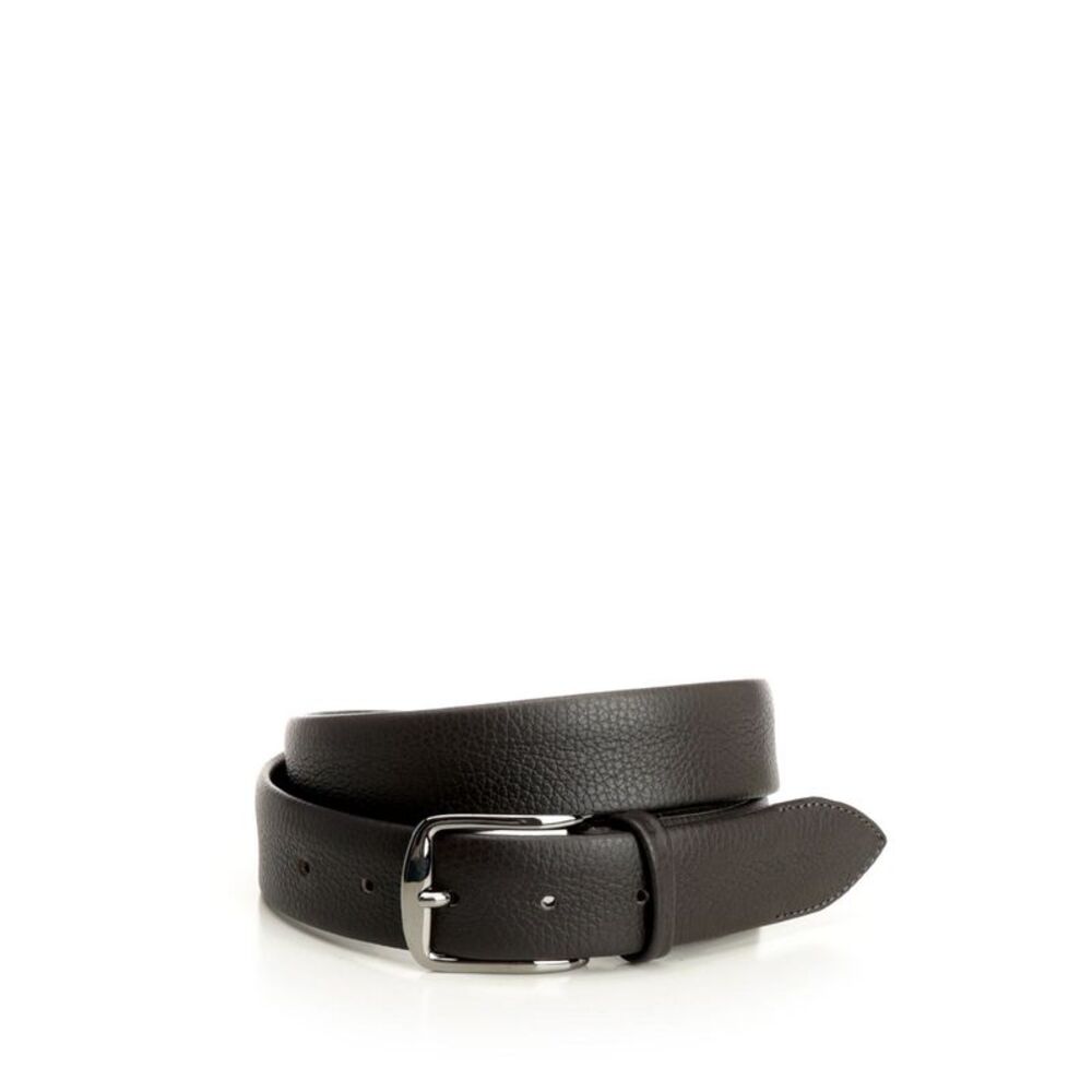 Al Duca D'aosta Men Hammered Leather Belt